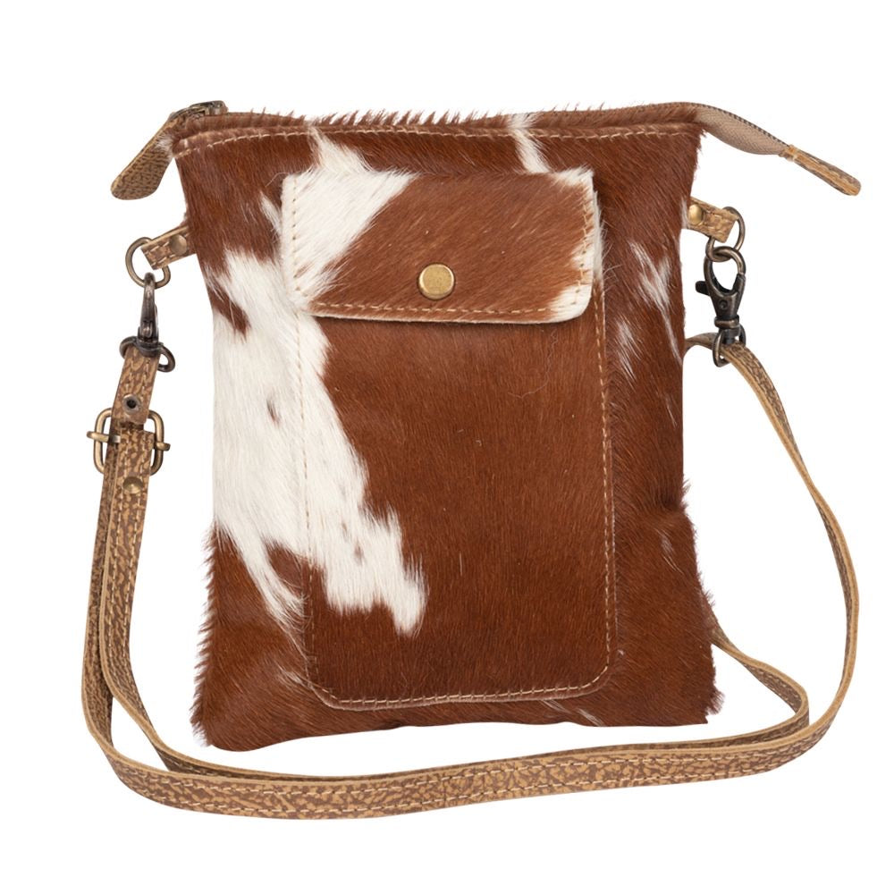 Leather crossbody purse