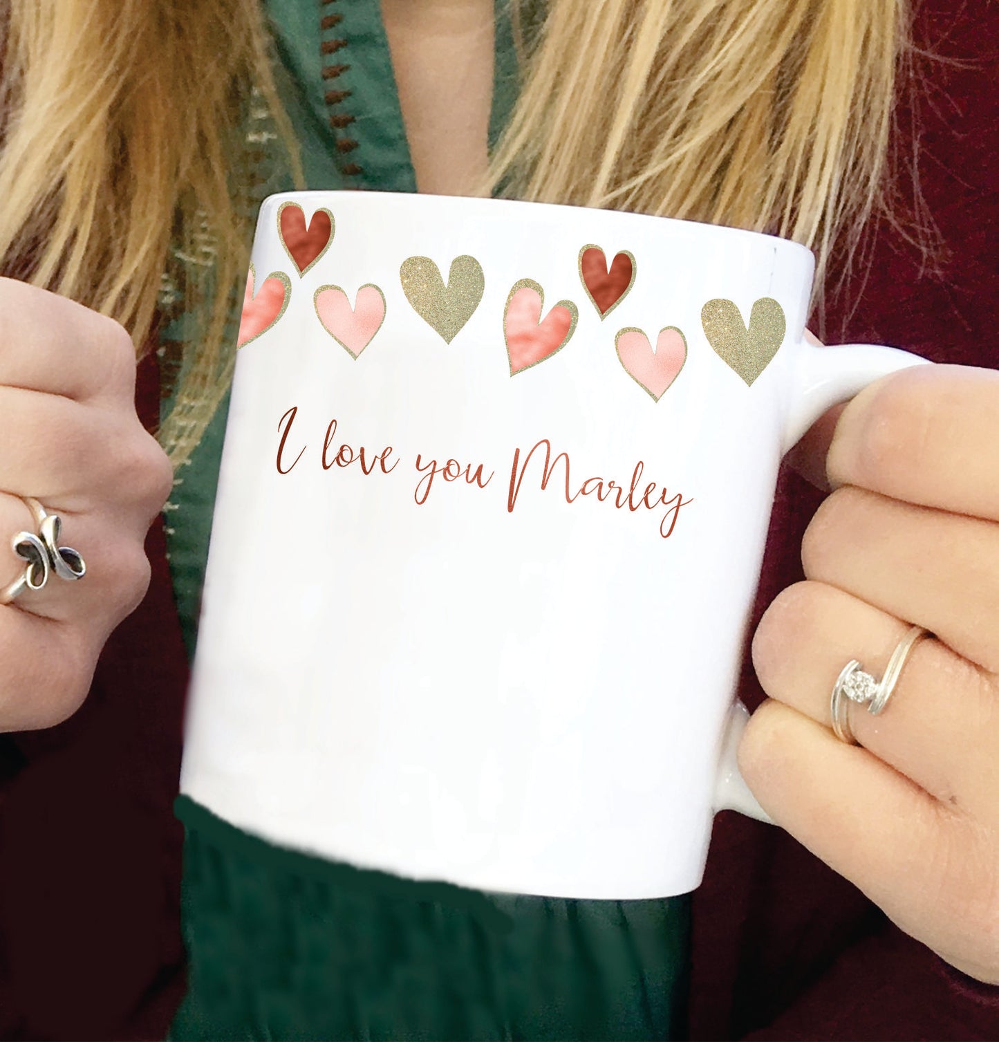 Valentines Day Mug, personalized coffee mug